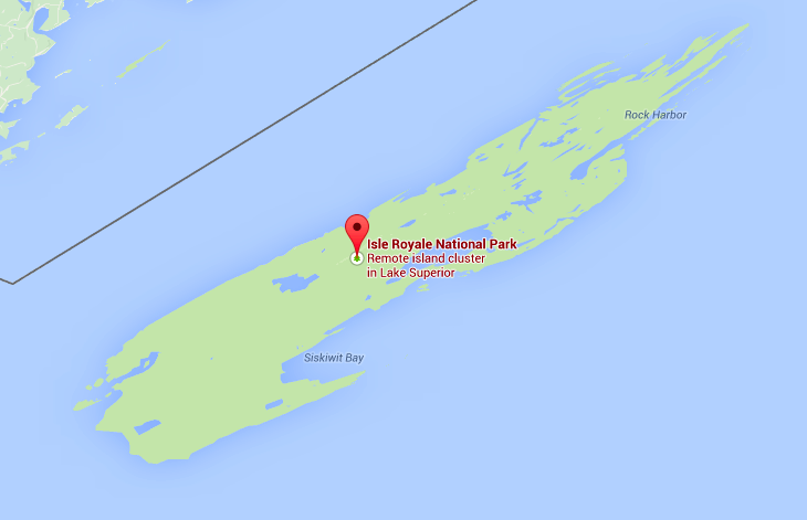 Isle Royale map
